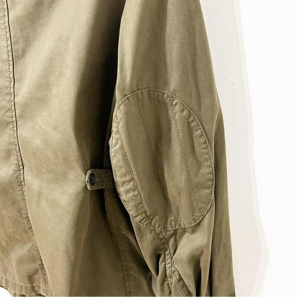 Banana Republic Utility Army Jacket Adjustable Waist and Stand-Up Collar Pockets - Picture 8 of 10